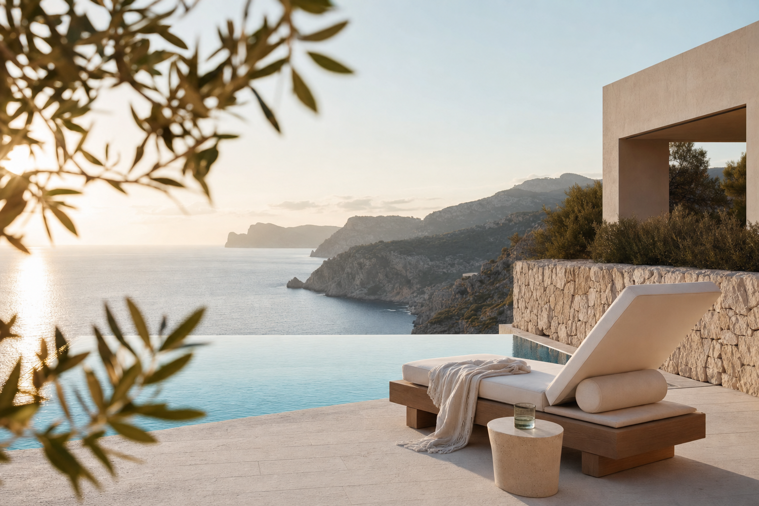 Luxury Mallorcan villa overlooking the Mediterranean sea